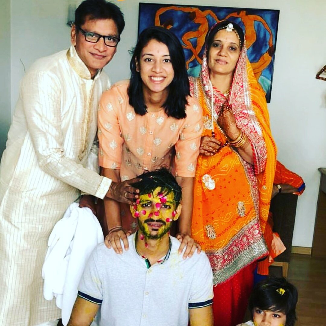 Smriti Mandhana Family